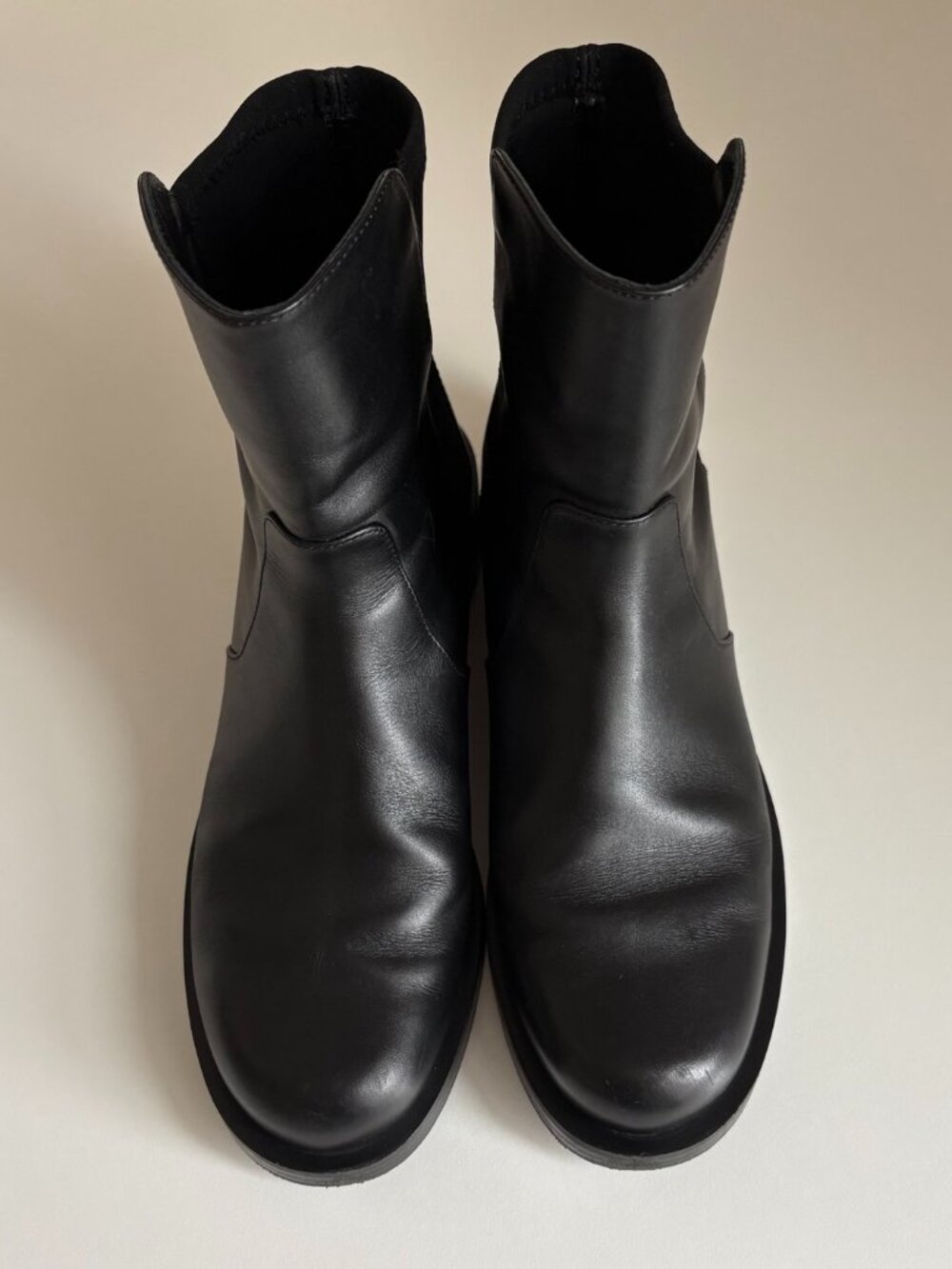 Stuart Weitzman back leather ankle boots
